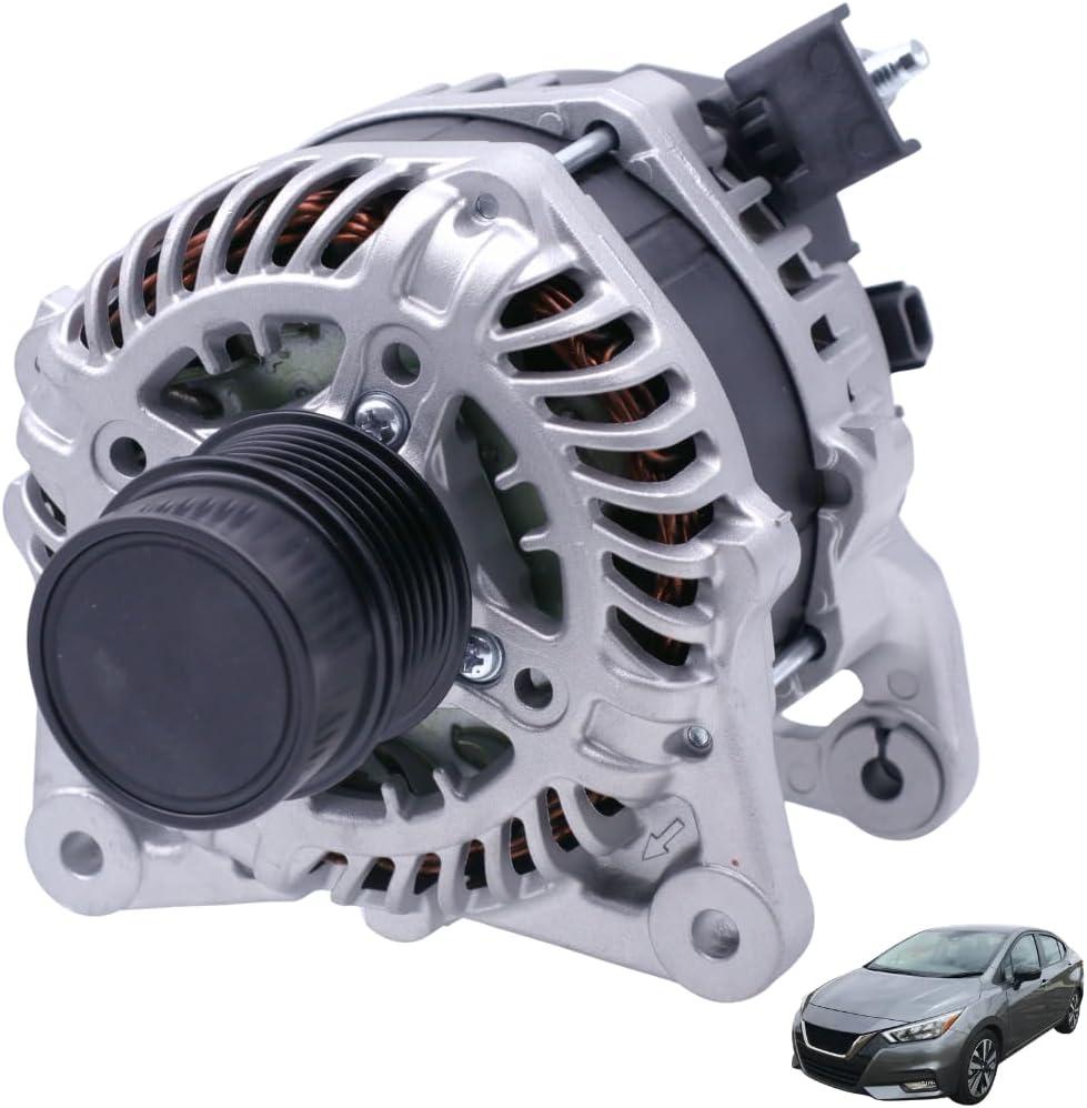 23100-5RA2B 12V 120AMP Alternator Compatible with Nissan Versa L4 1.6L 2020 2021 2022 Kicks L4 1.6L 2020-2023 A005TE0382ZX 21689 21689R