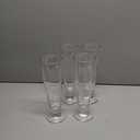 Libbey Stockholm Pilsner Beer Glasses Set of 4, 14.5oz, Tall, Slender Pint Glasses for Pilsner, Kolsch, Lager, and More, Unique Beer Gift Set