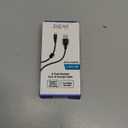 6 Foot Braided Nylon Micro Black Chrome USB Charge/Sync Cable