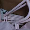 SLEEPING LAMB Kids Clothing Rack, Small Baby Clothes Rack with Bottom Storage Shelf, Kids Dress Up Rack Storage for Coats, Dance Costume Garment Rack for Hanging Clothes, Pink