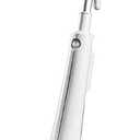 OVENTE Electric Steam Mop Cleaner, 1300W Floor Steamer with Swivel Head, Refillable Water Tank and Washable Microfiber Pad for Cleaning Carpet, Hardwood, Laminate Floor, Tiles and Grout, White ST405W