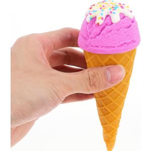 Mini Fake Ice Cream Cones Artificial Food Ice Cream Cone Models for Home Kitchen Decor, Photography Props Shop, Window Display -1Pc