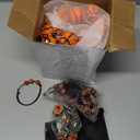 Nosiny 108 Pcs Basketball Party Favors Bulk Basketball Keychain Gifts Stress Balls Charm Bracelets 36 Pieces Each for Team Birthday Party Supplies