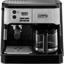 De'Longhi BCO430BM All-in-One Combination Maker & Espresso Machine + Advanced Milk Frother for Cappuccino, Latte & Macchiato + Glass Coffee Pot 10-Cup