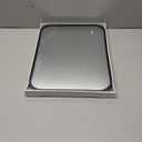 Aluminum Metal Framed Mirror with Rounded Corners, Rust Resistant, Wall Mounted Mirror for Bedroom or Living Room,Vertical Hanging (Black, 11.8x15.7inch)