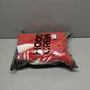 HOOD CREW Mens Varsity Jackets Faux Leather Sleeve Letterman Boys College Baseball Jacket (Red, XL)