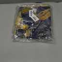 Navy Blue and Gold Graduation Decorations Class of 2026 Yard Banner with 18 Pcs Grad Balloons Set - Large Congrats Grad 2026 Graduation Backdrop Balloons, Navy Graduate Party Yard Decorations