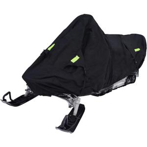 Budge Sportsman Trailerable Snowmobile Cover, Heavy-Duty Waterproof Polyester, Fits Snowmobiles up to 145" L x 51" W x 48" H, Black