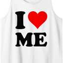 I Love Me Tank Top, Size Small