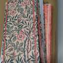 The Gifted Stationery 3 Pack Top Bound Spiral Notebooks, Hard Cover Skinny Notepads, William Morris Inspired (100 Sheets/200 Pages, 8.4x3.75)