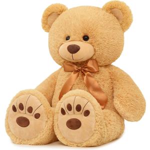 MorisMos 36in Giant Teddy Bear Stuffed Animal, Big Soft Teddy Bear Plush, Cuddly Large Bear Gift for Women, Girls, Boys Birthday, Christmas, Baby Shower