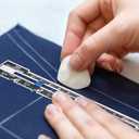 3 Pcs Sliding Gauge Measuring Tool Aluminum Expanding Sewing Gauge Button Guide Spacing Device 5-in-1 Quilting Ruler Measuring Tool Set for Crafting Sewing Beginner Supplies