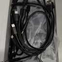 300W Charging Station for Multiple Devices, 8 Port Multi USB C Fast Charger Station Dock for MacBook iPhone 17/16/15/14/13/12 Samsung Pixel Series iPad, Black (6 Mixed Short Cables Included)