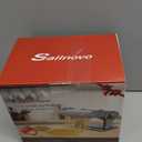 Sailnovo Pasta Maker Machine, 180 Roller Pasta Maker, 9 Adjustable Thickness Settings 2-in-1 Noodles Maker with Rollers and Cutter, Perfect for Spaghetti, Fettuccini, Lasagna or Dumpling Skin Silver