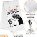MAINEVENT I Love You to a Galaxy Far Far Away Kitchen Towel 18x24 Inch, S Wars Dish Towel