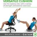 Gaiam Balance Disc Wobble Cushion Stability Core Trainer for Home or Office Desk Chair & Kids Alternative Classroom Sensory Wiggle Seat