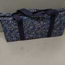 American Mahjong Set with Blue Carrying Bag, 166 White Tiles, 4 All-in-One Rack/Pushers, Mahjong Tiles Set (Ma Jong, Mah-Jongg, Majiang), 5.1 x 21.2 x 10.6 inches