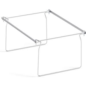SUNEE Hanging File Folder Frame, Letter Size File Drawer Organizer for Desks, Adjustable File Cabinet Rails 13.5 to 17.5 Inches, Set of 1