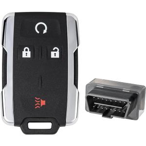Vurkcy Key Fob Replacement for 2014-2020 Chevrolet Silverado & GMC Sierra/ 15-21 Chevy Colorado &GMC Canyon Car Keyless Entry Remote Control, M3N-32337100, 4 Btn