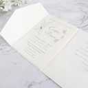 Ivory Invitation Pocket Envelope For Wedding Engagement Bridal Shower Birthday 20 sets (ivory)