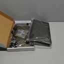 2 Pack License Plate Protector & Frame Combo, Clear Plastic Car Front/Rear Covers with Screws Caps, Car Exterior Accessories Black Universal License Plate Frame Holder for Women Men