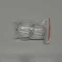 Transparent Crystal Shower Knob Replacement 2 Piece Dual Control Handles for Shower Tub and Sink Faucets Hot Cold Knobs Easy Install