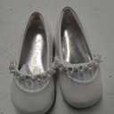 DREAM PAIRS Girls Mary Jane Dress Shoes Ballerina Flats for Wedding, Party (Toddler/Little Kid/Big Kid) 4T, White