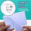 Olivo Purple Index Cards 4x6 Lined Ruled Flash Note Cards, 100 Count