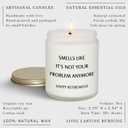 KISSHAKE Retirement Decorations - Funny Gifts for Coworker, Boss, Teacher, Nurse, Bestie, Dad, Mom - Scented Candles