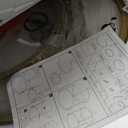 aboxoo Nesting Coffee Table Set of 2, Small Round Glass Nesting Tables for Living Room Bedroom, Accent Tea Table with Gold Metal Frame Modern Industrial Simple