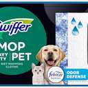Swiffer Heavy Duty Mop Wet MultiSurface Cloth Refills for Floor Mopping and Cleaning, Pet with Febreze Odor Defense, 20 count