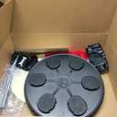 Second Generation Music Boxing Machine with Boxing Gloves, Boxing Machine Wall Mounted Music, Smart Bluetooth Music Boxing Trainer with Gloves, Music Boxing Machine for Adults, Indoor and Gym (Black)