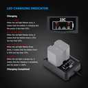 NP-W126 NP-W126S Battery Charger Dual Charger Built-in USB Cable for Fujifilm X100VI X-T50 X-T30 II X-S10 X Half X-PRO3 X-Pro2 X-Pro1 X-T30 X-T20 X-T10 X-T3 X-T2 X100V X100F X-E5 X-E4 X-E3 X-M5 X-T200