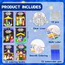 2 x HABDJILTY 12PCS Christmas Nativity Watercolor Coloring Books Bulk Religious Christian Sunday School Bible Class Gifts Xmas Activity Drawing Book for Winter Rewards Holiday Party Supplies