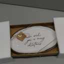 Mud Pie Sentiment Plates, We Wish, 6 1/2" x 10"