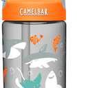CamelBak eddy Kids Water Bottle Kids Big Bite Valve Spill Proof Water Bottle For Kids BPA Free Water Bottle 12oz, Sharks, Pack of 2