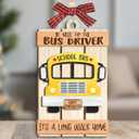 School Bus Ornaments for Christmas Tree 2025, Unique Bus Driver Appreciation Gifts, Double Layers Vehicle Wooden Ornaments for Christmas Decorations, Retirement, Driver Gifts for Women, Men