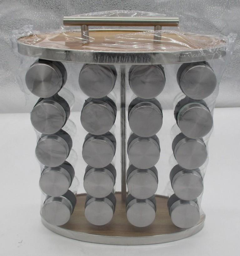 Spice Rack with 20 Jars, Spice Rack Organizer