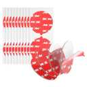 Made with 3M Double Sided Adhesive Dots Heavy Duty 2" Diameter 0.02in Thick 20 PCS Clear 4905 Round Sticky Mounting Strong Adhesive Waterproof Foam Tape for Home Office Car Deco