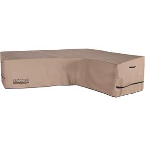 ULTCOVER Patio L-Shaped Right Facing Sofa Cover Waterproof for 6-Seater Outdoor Sectional Furniture Couch 110W (Back Length) x 85W (Right Side)