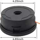 25-2 Trimmer Head for Stihl FS55 FS56 FS70 FS85 FS90 FS91R FS94R FS100RX FS110 FS111R FS111RX FS120 FS130, Replace 4002 710 2191, 4002 710 2108, 4002 710 2168
