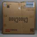 ChooChoo End Table, 24 Inch End Table with 2-Tier Storage Shelf, Side Table for Living Room, Wood Nightstand for Bedroom, Office, Painted Surface, Black