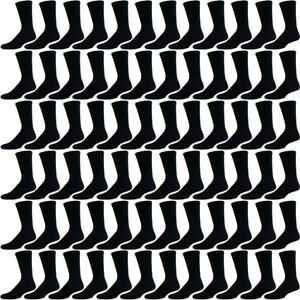 Winterlace 72 Pairs 80% Cotton Crew Socks Men Women, Athletic Casual Moisture Wicking Bulk Pack Sport