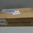 Soft Close Bottom Mount Drawer Slides 18 Inch Rails with Rear mounting Bracket Locking Devices Screws for Face Frame Or Frameless Application18 inch, 6 Pair