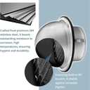 4-Inch Round Dryer Vent Covers Outdoor, Stainless Steel exhaust vent for House