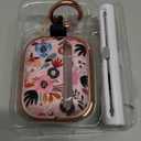 with Safety Lock for AirPods Pro 2nd/1st Generation Case Cover, Flowers AirPod Pro 2 Case iPod Pro Cases for Women Girls with Cleaner Kit for AirPod Pro Cases (2023 USB-C /2022/2019) -Leopard Print