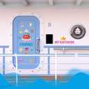 Leumoi 27 Pcs Birthday Cruise Door Magnets Decorations Funny Stateroom Pink Cruise Ship Door Magnets Decorations Magnetic Reusable for Happy Birthday Cabin Ship Carnival Fridge Car Accessories(Cake)