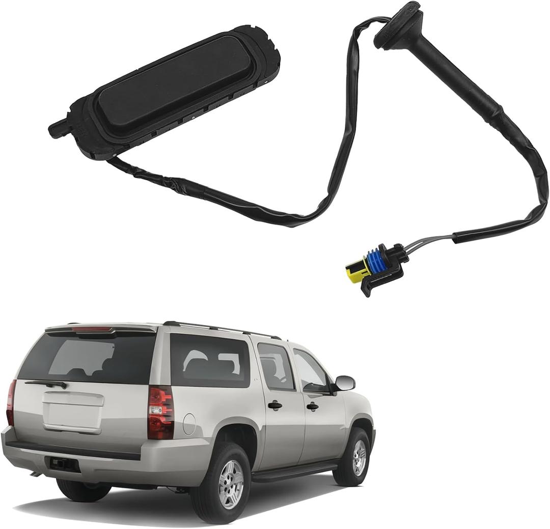 15106857 Rear Liftgate Release Switch Button, Hatch Button Trunk Latch Compatible with 2007-2014 Chevrolet Suburban 1500 2500 Tahoe Cadillac Escalade ESV GMC Yukon XL Replace Part # 901-156