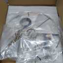 Innqoo Tall Table Lamp with USB Port and Outlet, Dimmable Nightstand Bedside Lamps with Linen Lampshade, Desk Lamp for Bedroom, Living Room, Guest Room, Home Office, LED Bulb Included (A-Beige Shade& Black Base)