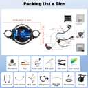 SIXWIN 4G+128G Andriod Car Radio for BMW Mini Clubman R55 / Mini Cooper R56 2007-2013 with CarPlay Android Auto 9 Inch Incell Touch Screen with GPS Navigation WiFi Backup Camera Mic